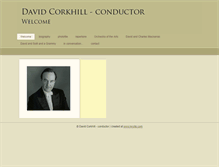 Tablet Screenshot of davidcorkhill.com